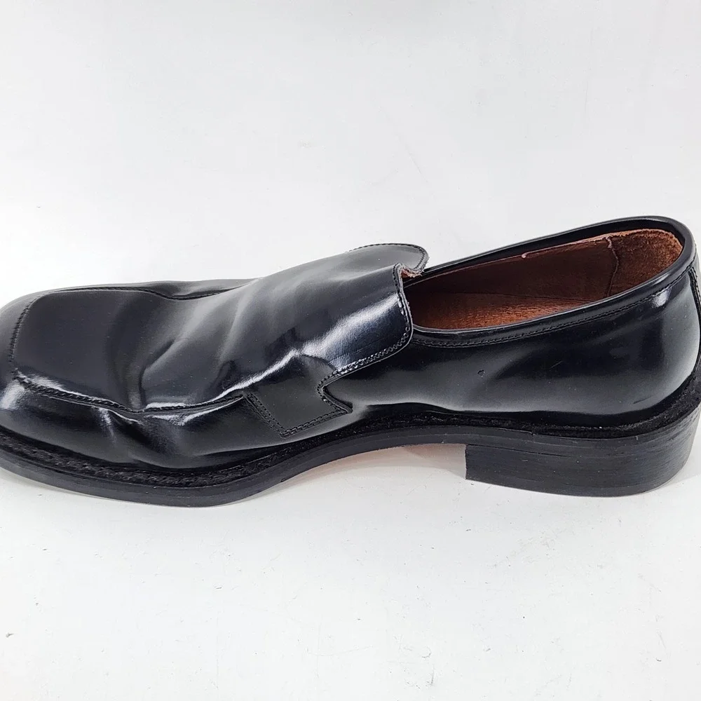 Senso Loafers Mens EU 43‎ US 10 Black Patent Leather Slip On Shoes Italy